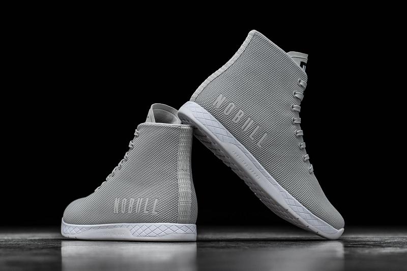 Grey Nobull High-Top Arctic Grey Men's Trainers | CA Z1434U